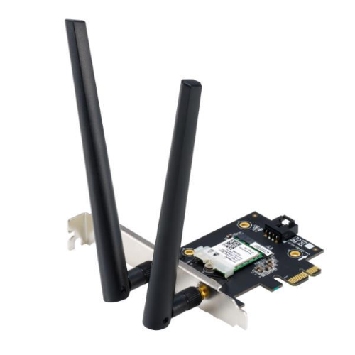 ASUS PCE-AX1800 SCHEDA PCI Express WLAN-BLUETOOTH 5.2 WI-FI 6 (802.11ax) DUAL BAND 2.4 GHz/5 GHz 1775 Mbit/s 2 ANTENNE